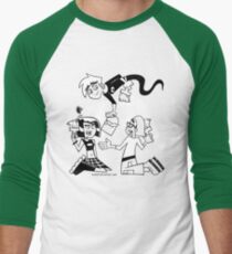 Danny Phantom: Paintbrush Men's Baseball ¾ T-Shirt