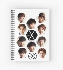 EXO - Group Hex Spiral Notebook
