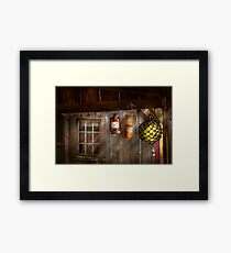 Antique - Hanging around Framed Print