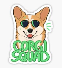 CORGI SQUAD (red) Sticker