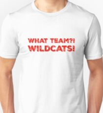 What Team?! WILDCATS! in red Unisex T-Shirt