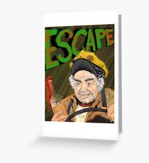 Cabbie's Escape! Greeting Card