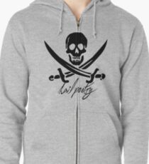 Pirates of Penzance- "Hail Poetry" Zipped Hoodie