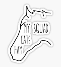 Meine Gruppe isst Heu Sticker