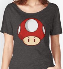 Mario Mushroom Women's Relaxed Fit T-Shirt