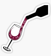 wine a little Sticker