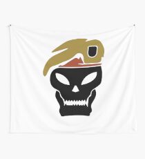 Rambo skull Wall Tapestry
