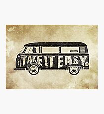 Take it Easy - Tribute Photographic Print