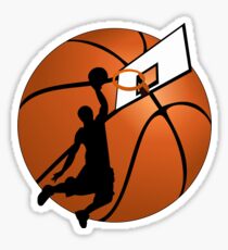 Slam Dunk Basketball Player Sticker