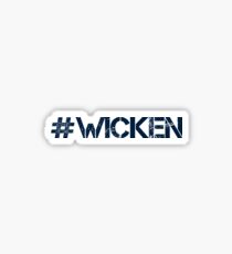 #WICKEN (Navy Text) Sticker