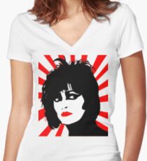 siouxsie and the banshees Women's Fitted V-Neck T-Shirt