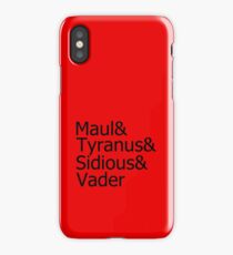 Darth & Darth & Darth & Darth iPhone Case