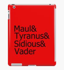 Darth & Darth & Darth & Darth iPad Case/Skin