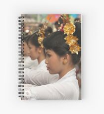 Girls in Marching Contest Spiral Notebook