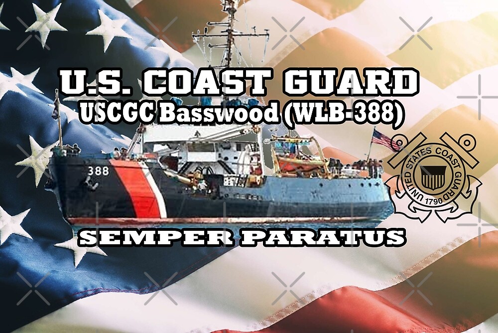 "U.S. Coast Guard USCGC Basswood (WLB-388)" by Michael Branco | Redbubble