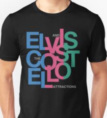 Elvis Costello (Black) Unisex T-Shirt