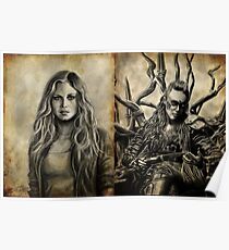 Clarke and Lexa (Clexa) Poster