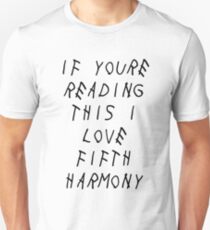 Camiseta unisex Si estás leyendo esto, me encanta 5H (Drake)