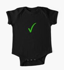 brush stroke tick One Piece - Short Sleeve