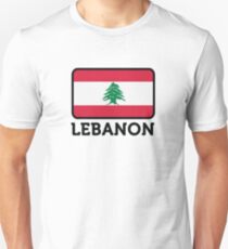 National Flag of Lebanon Unisex T-Shirt