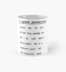 I speak pacenotes - Rally Mug