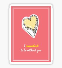 Cheesy Hearts - Camembert Sticker