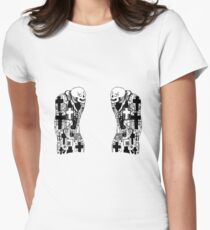 Gustav Klimt: Death & Death Women's Fitted T-Shirt