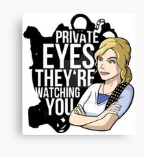 Veronica Mars. cartoon Canvas Print