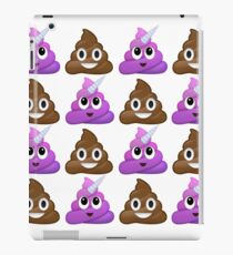 Vinilo o funda para iPad Brown y púrpura caca sonriente