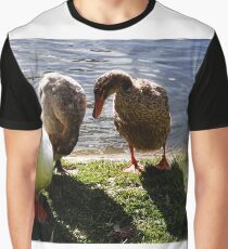 'Don't Look Up , She's taking Our Picture' Graphic T-Shirt