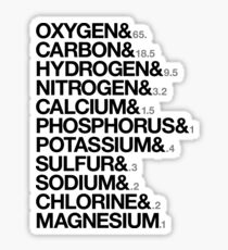 Elements of human body Sticker