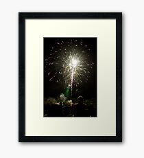 Shooting Sky Framed Print