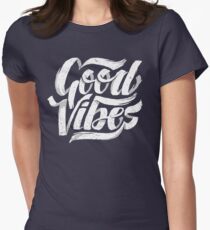 Good Vibes - Feel Good T-Shirt Design Women's Fitted T-Shirt