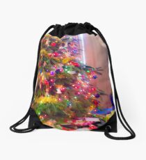 Christmas Tree Drawstring Bag