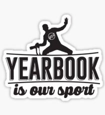 Jahrbuch ist unser Sport Sticker