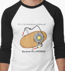 GladOs Potato Men's Baseball Âľ T-Shirt