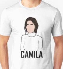 Outline of Camila Cabello Unisex T-Shirt