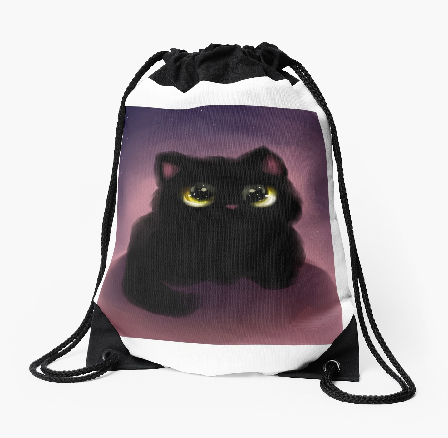 Girls Bags suneducationgroup.com Feline Fine cute drawstring bag