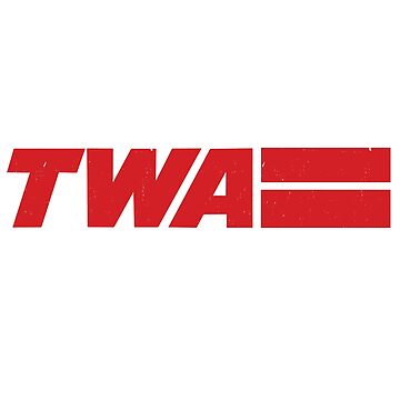 Artwork thumbnail, TWA - vintage logo by Primotees