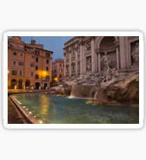 Rome's Fabulous Fountains - Trevi Fountain at Dawn Sticker