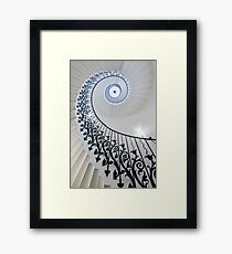 Spiral Staircase Framed Print