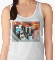 Colorful Buckets Women's Tank Top