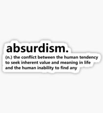 Dictionary Collection - Absurdism Sticker