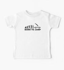 Evolution born to jump trampoline Baby Tee