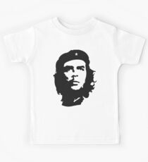 CHE, Che Guevara, Revolution, Marxist, Revolutionary, Cuba, Power to the people! Black on White Kids Tee