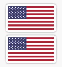 USA Flag Ă—2 Sticker