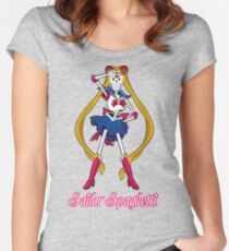 Undertale Sailor Papyrus Women's Fitted Scoop T-Shirt