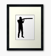 Trap shooting Framed Print
