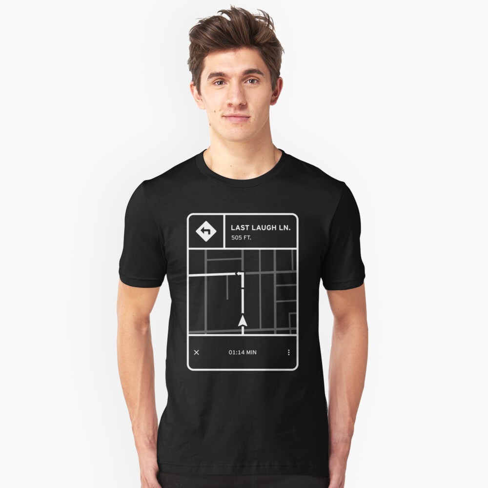 Fluorescent Adolescent - Last Laugh Lane Directions Slim Fit T-Shirt