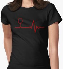 Red Wine Life Women's Fitted T-Shirt